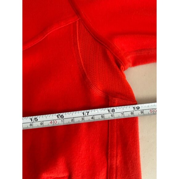 Lululemon Luon Men's Full Zip Jacket Orange Size Medium Active Sports Workout - Picture 10 of 12